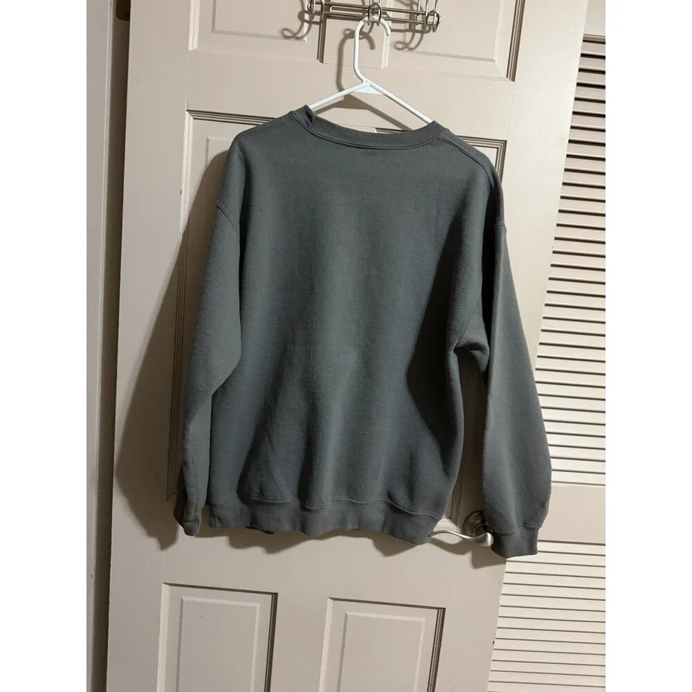 Peanuts Mens Christmas Sweatshirt Crewneck Size Large Charlie Brown Snoopy Tree